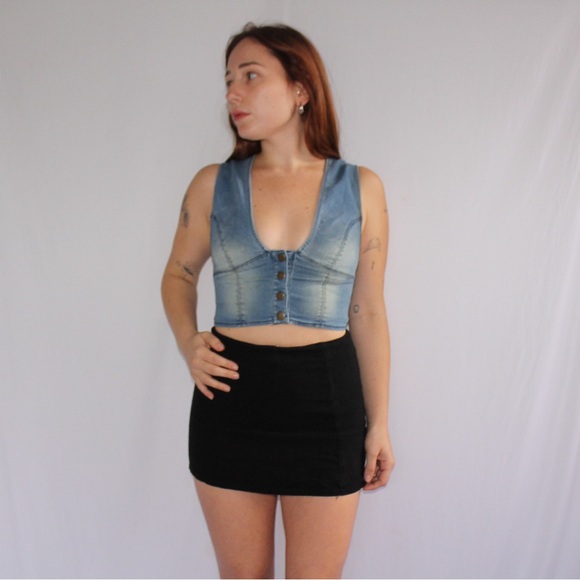 Urban Outfitters Y2K Jean vest top - Picture 4 of 4